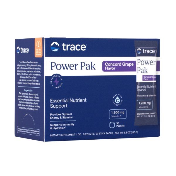 Trace Minerals Electrolyte Stamina Power Pak Concord Grape