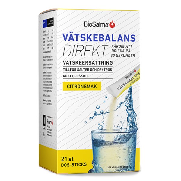 BioSalma Vätskebalans Direkt Citron
