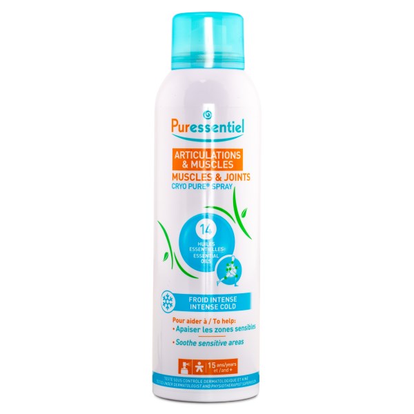 Puressentiel Muscles & Joints Cryo Pure Spray w 14 Essential Oil