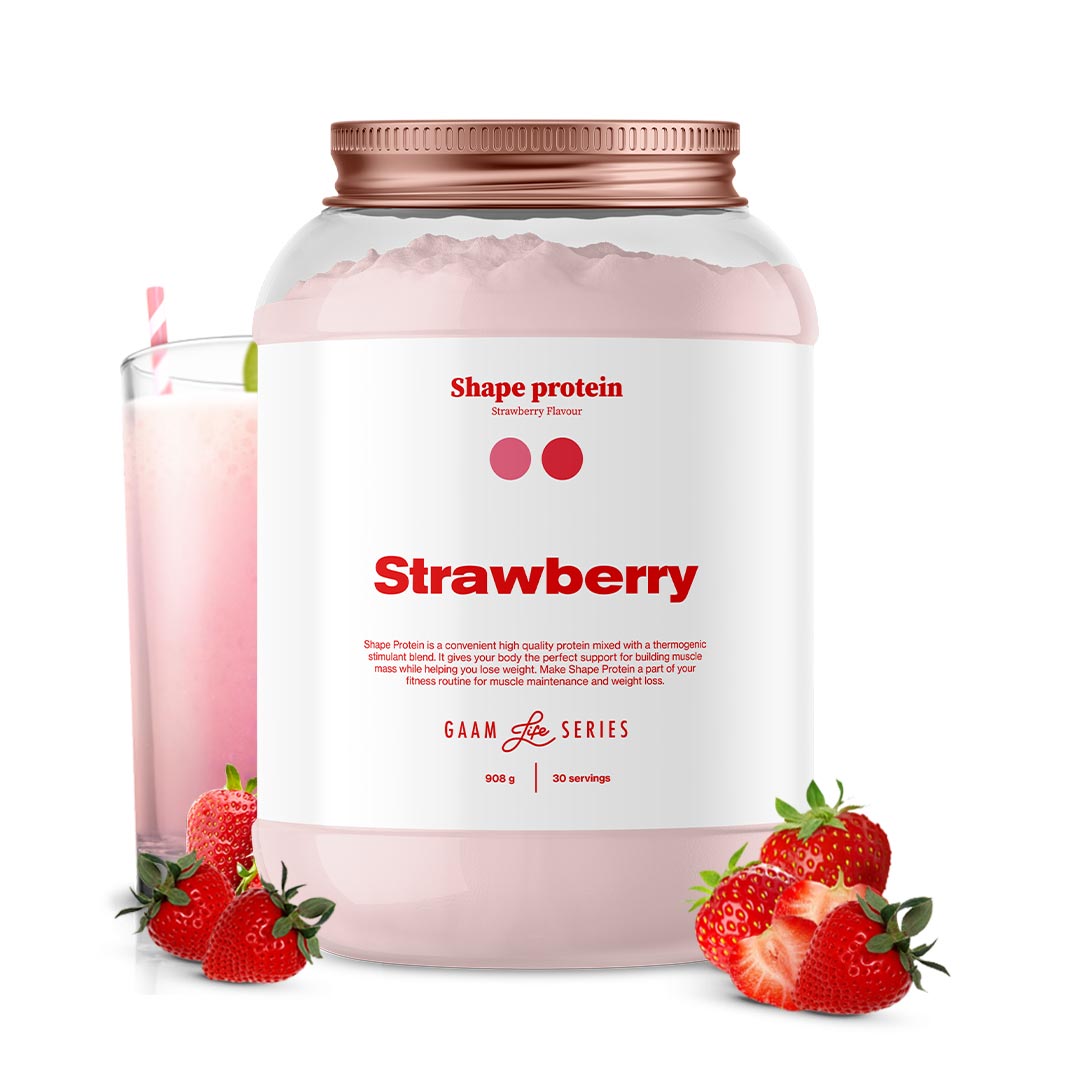 Gaam Life Series Shape Protein Strawberry