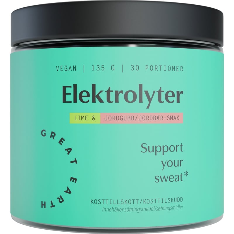 Great Earth Elektrolyter Jordgubb Lime