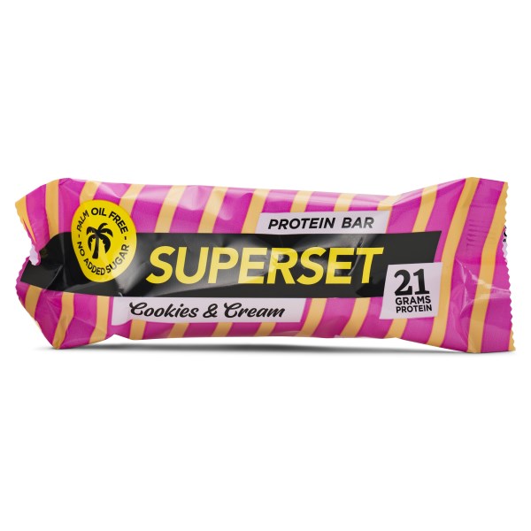 Superset Protein Bar Cookie and Cream