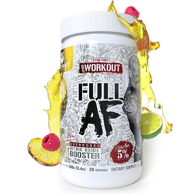 5% Nutrition FullAF Pre-Workout Stim-Free Beach Blast