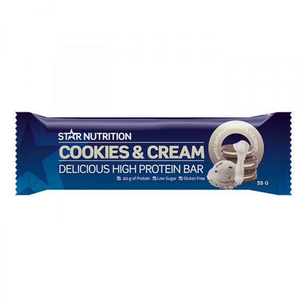 Star Nutrition Protein Bar Cookies & Cream