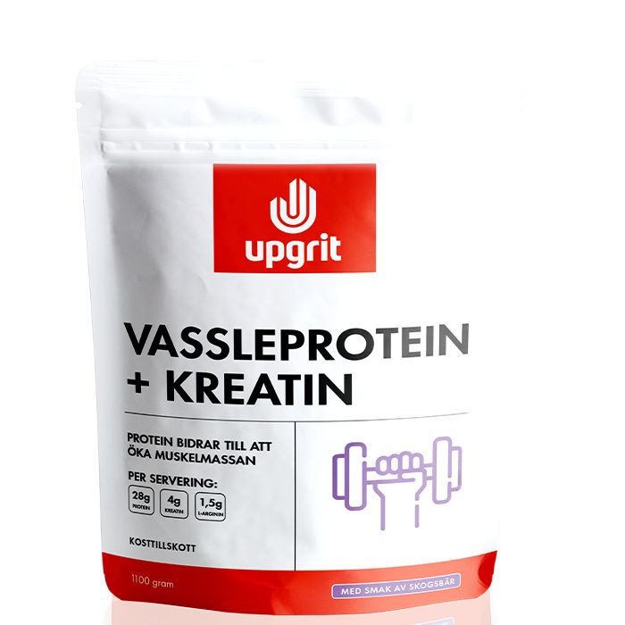 Vassleprotein + Kreatin Skogsbär