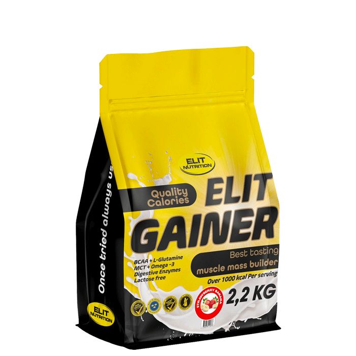 ELIT GAINER - Lactose free Strawberry Banana