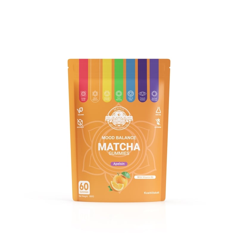 Sevital Matcha Gummies Apelsin