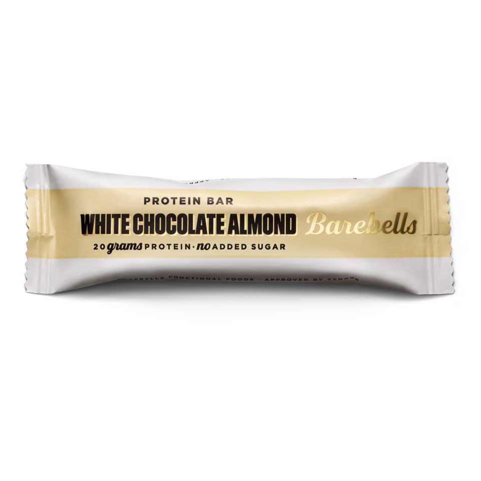 Barebells proteinbar vit choklad och mandel