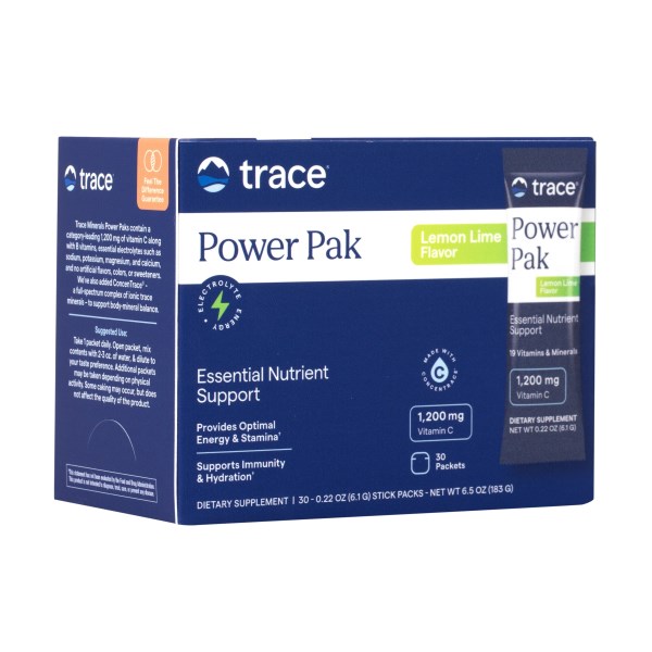 Trace Minerals Electrolyte Stamina Power Pak Lemon Lime