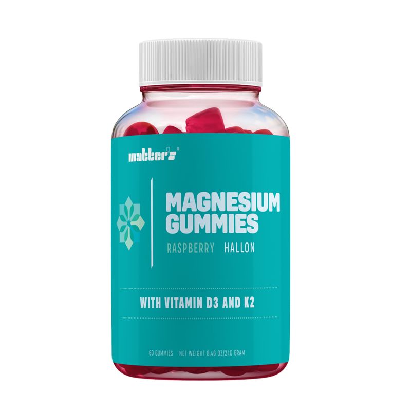 Matters Magnesium + K2 & D3 Gummies Hallon