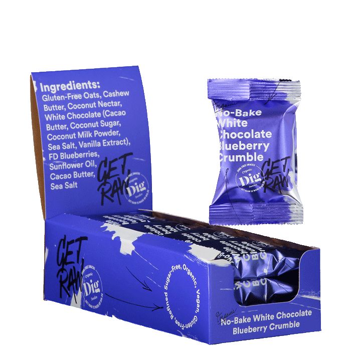 GET RAW Organic Bar Smulpaj Blueberry