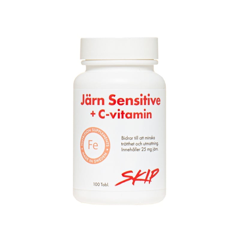 Skip Järn Sensitive + C-vitamin