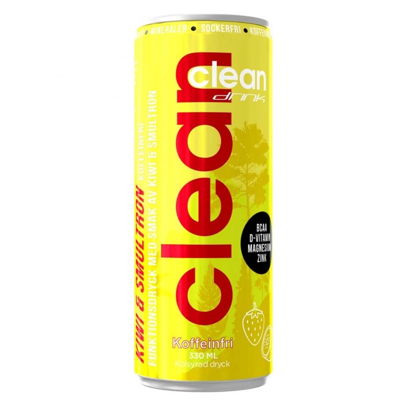 Clean Drink Kiwi Smultron Kaffeinfri