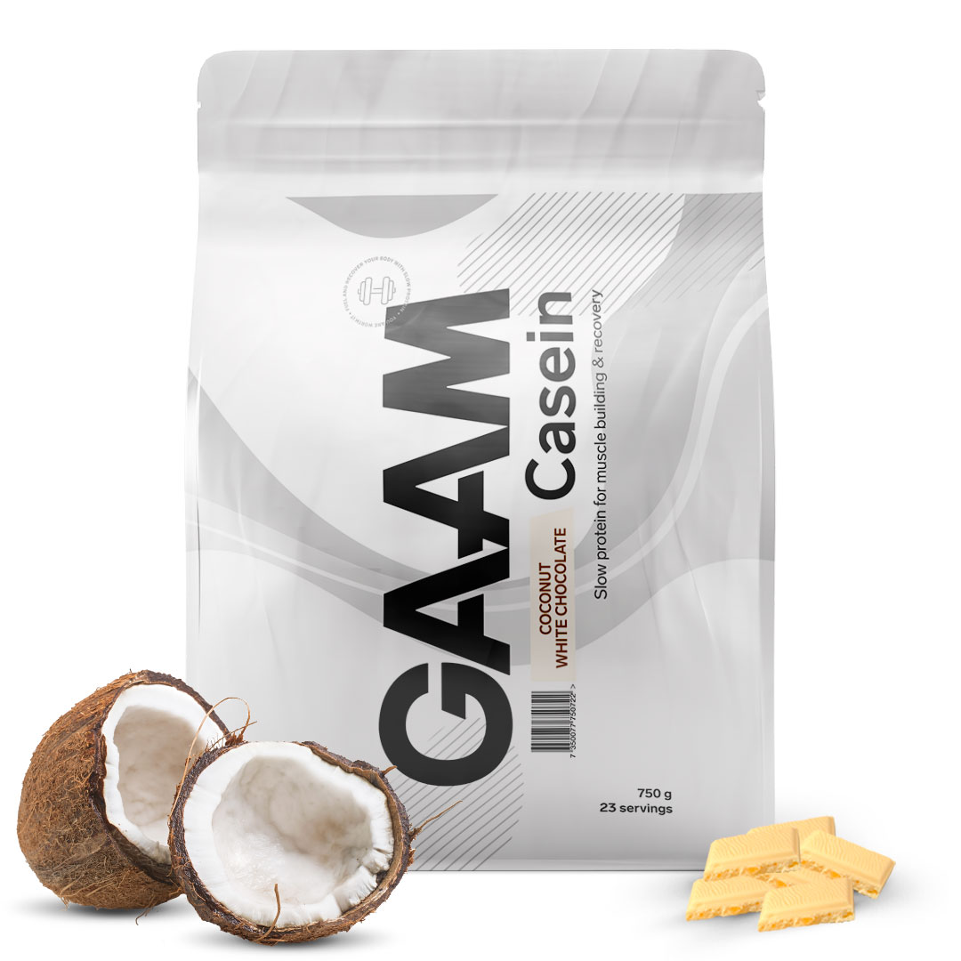 Gaam 100% Casein Premium Coconut White Chocolate