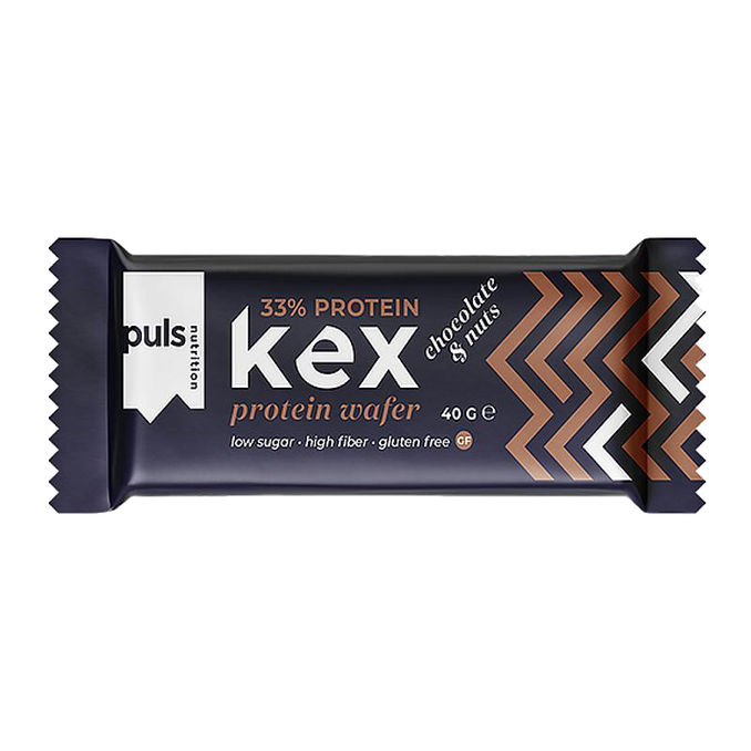 Puls Proteinvåffla Choklad & Nötter