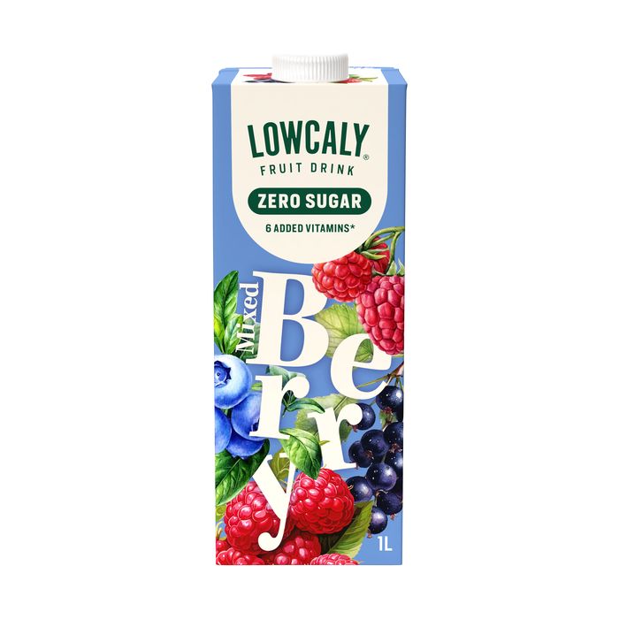 Lowcaly Fruktdryck Mixed Berry