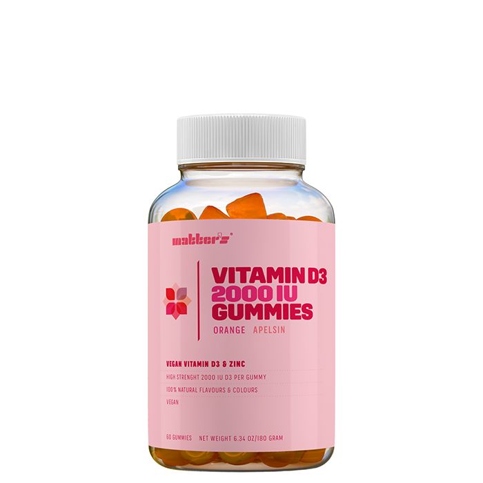 Vitamin D3 2000 IU + Zink Gummies Apelsin