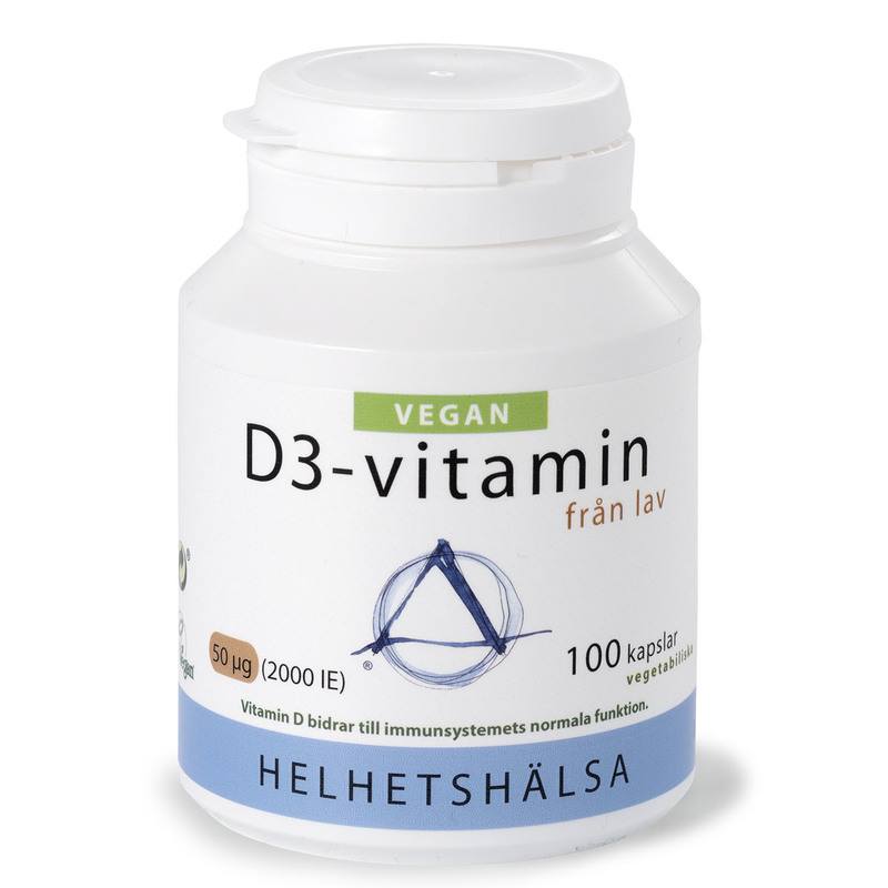 Helhetshälsa D3-vitamin 50 µg 2000 IE