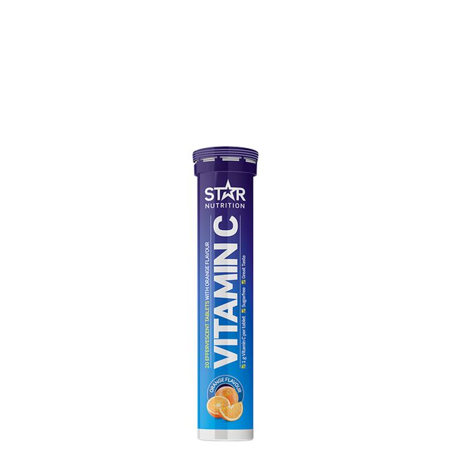 Star Nutrition Vitamin-C brustabletter Apelsin