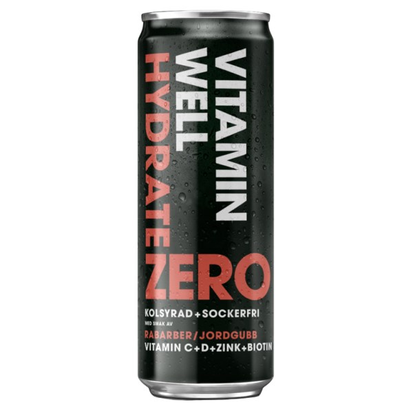 Vitamin Well ZERO Hydrate Jordgubb/Rabarber