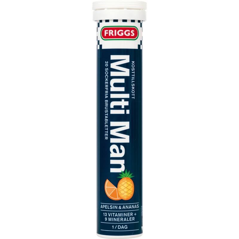 Friggs Multivitamin Man brustabletter