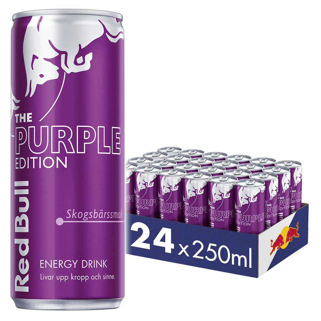 Red Bull Energy Drink Purple Edition Skogsbär