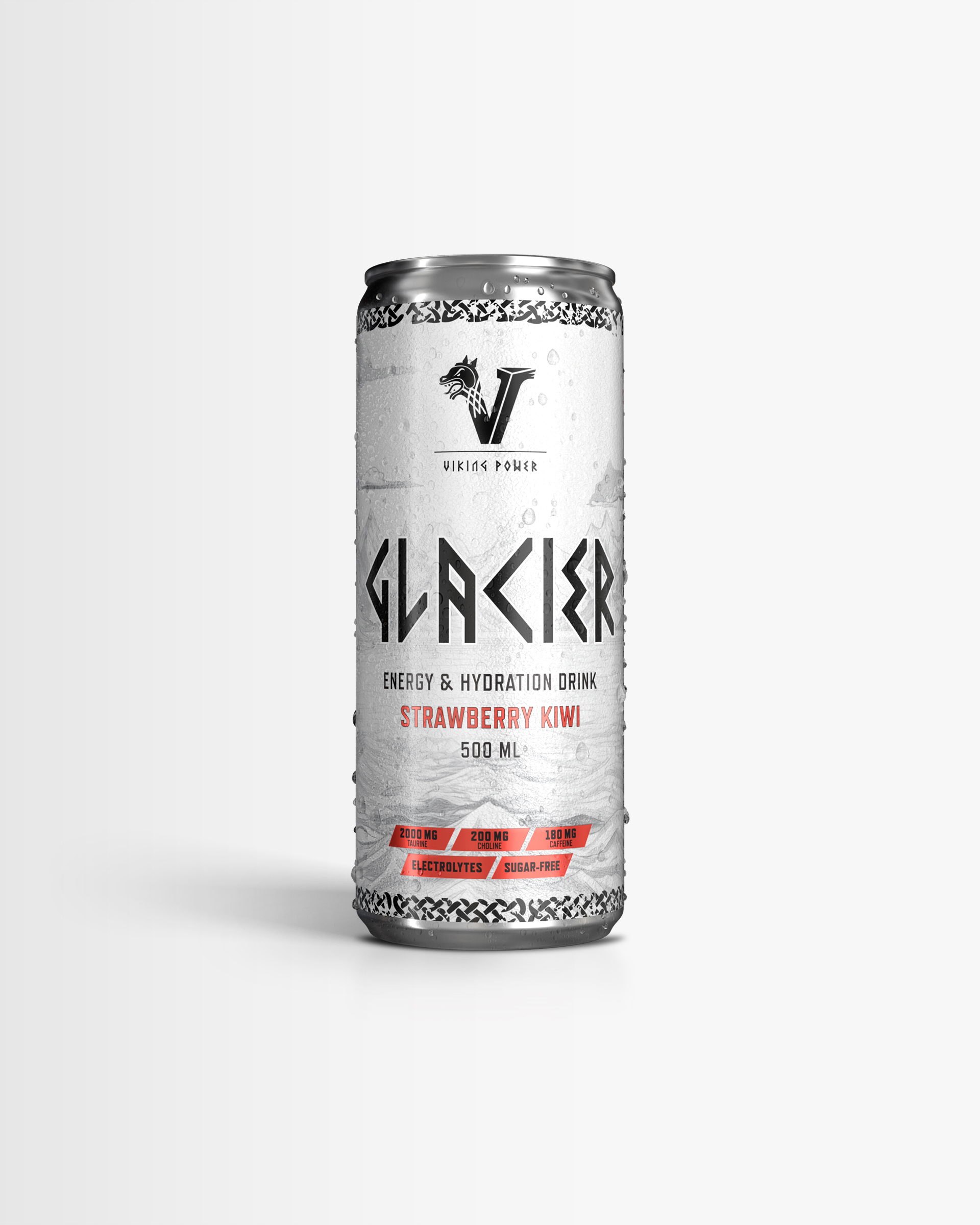 Viking Power Glacier - Strawberry Kiwi, Energidryck