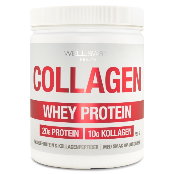 WellAware Collagen Whey Jordgubb
