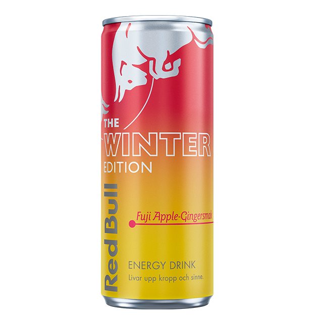 Red Bull Energidryck Winter Edition Fuji Apple-Ginger