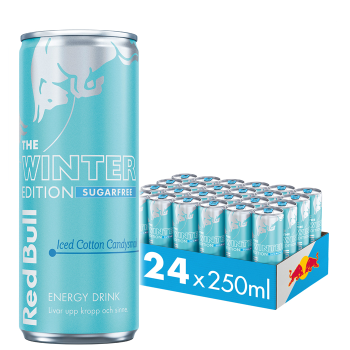 Red Bull Sugarefree Iced Cotton Candy Winter Edition