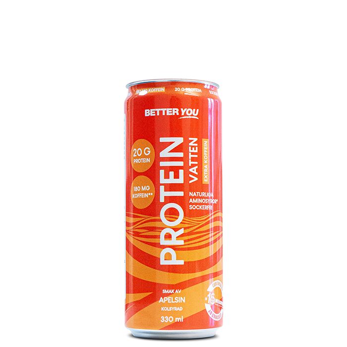 Proteinvatten Koffein Apelsin