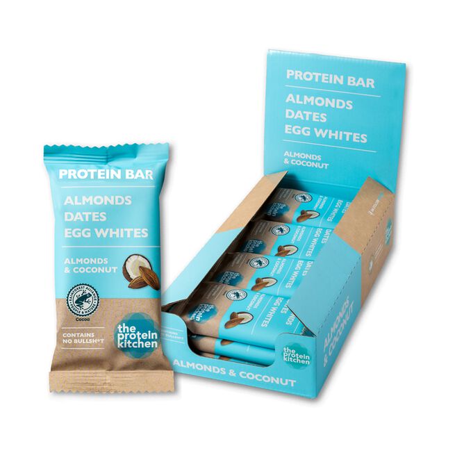 The Protein Kitchen Protein Bar Almonds & Coconut
