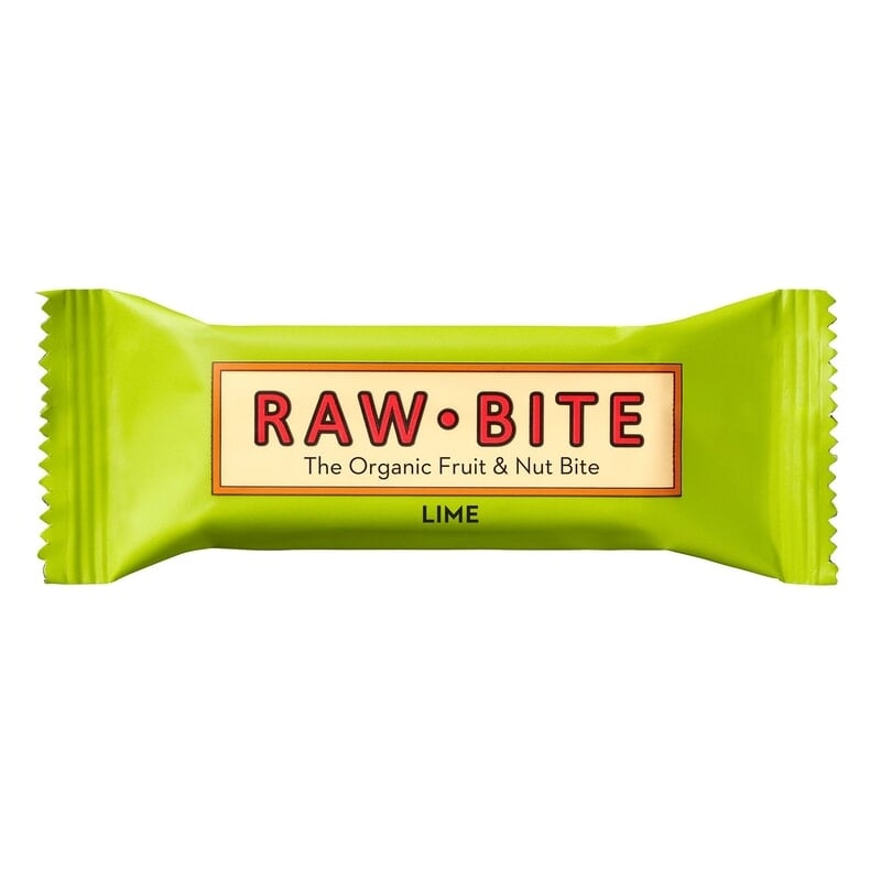 Rawbite Frukt- & Nötbar Lime EKO