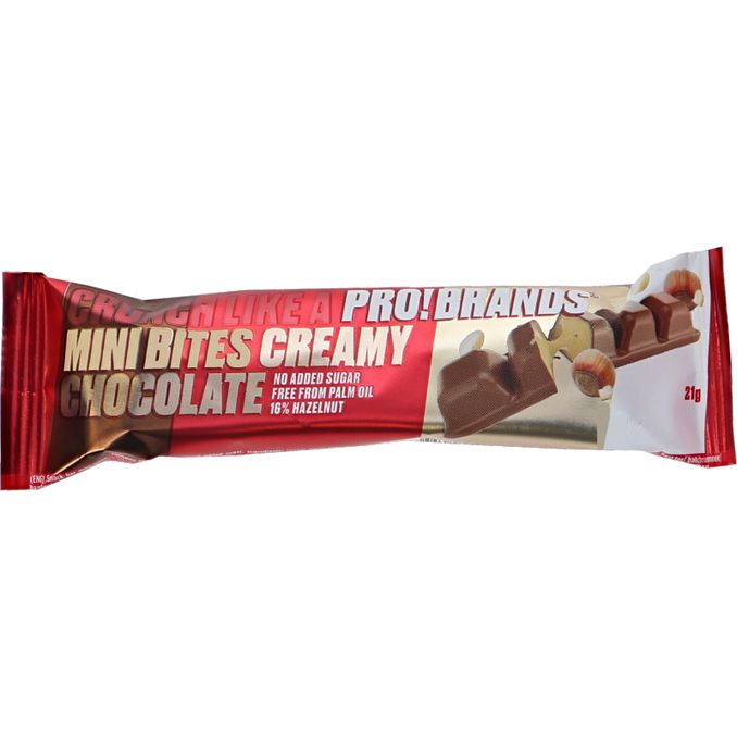 ProBrands Snack Bar Minibites Choklad Hasselnöt