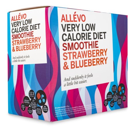 Allevo VLCD Smoothie Jordgubb & Blåbär