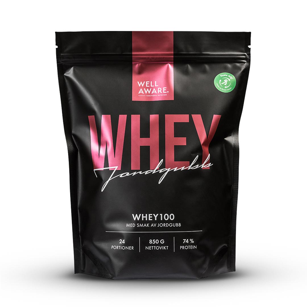 Wellaware Whey 100 Jordgubb