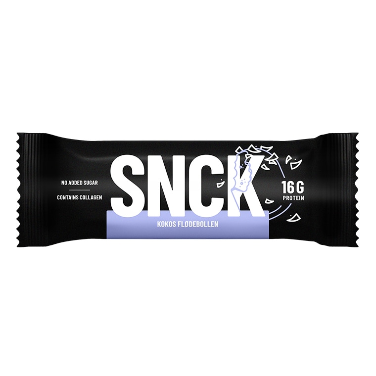 SNCK Proteinbar Kokos Flödebollen