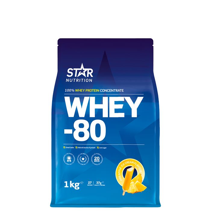 Whey-80 Pineapple Ice Cream