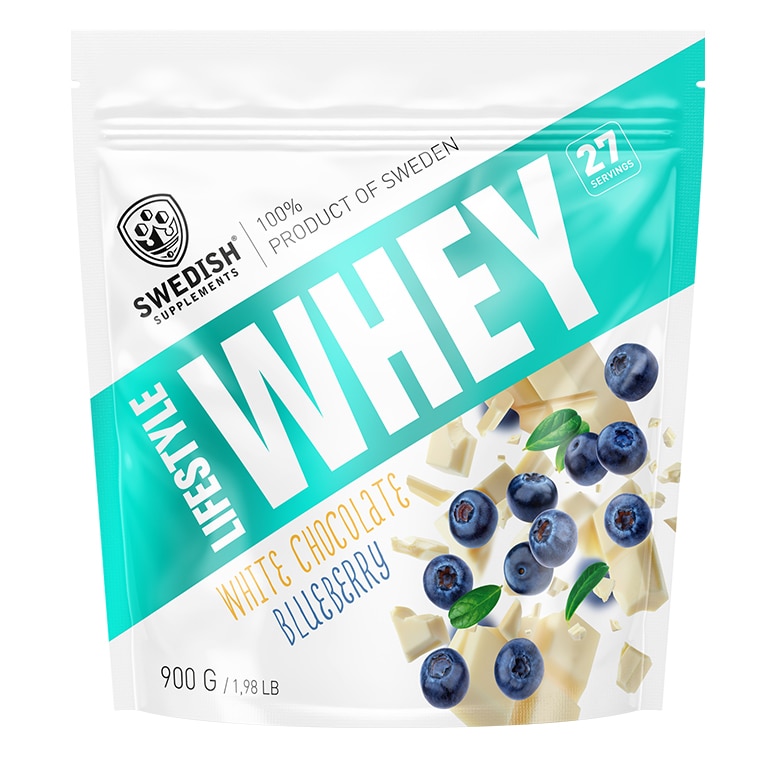 Swedish Supplements Lifestyle Whey White Chocolate Blueberry