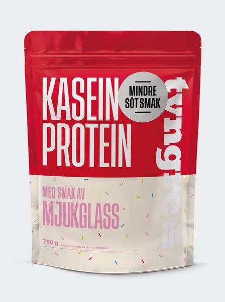 Tyngre Kasein Protein Mjukglass Mindre Söt Smak