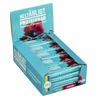 Heltärligt Proteinbar Hallon