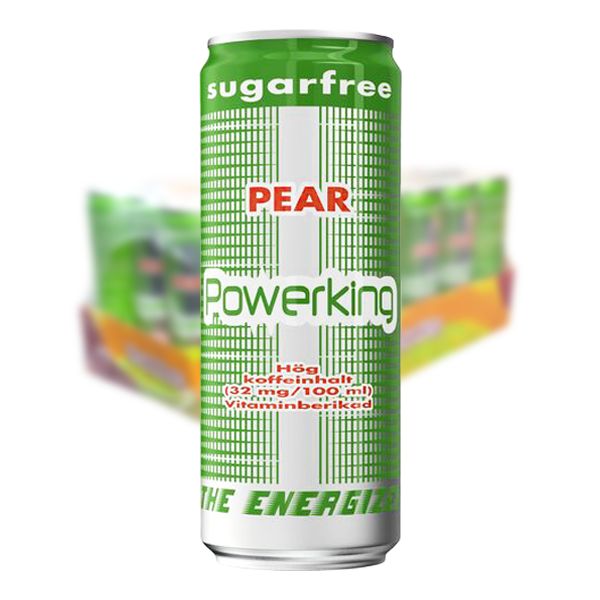 Powerking Energy Drink Päron Sockerfri