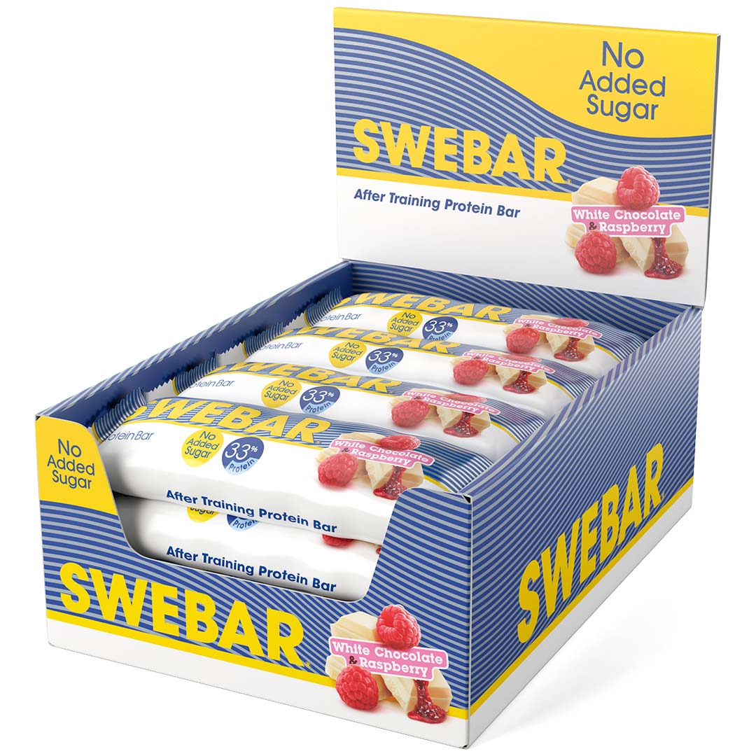 Dalblads Swebar No Added Sugar White Choco Raspberry