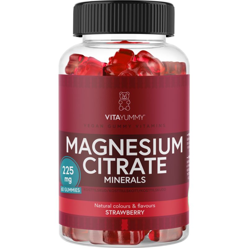 VitaYummy Magnesium Citrate Gummies Strawberry