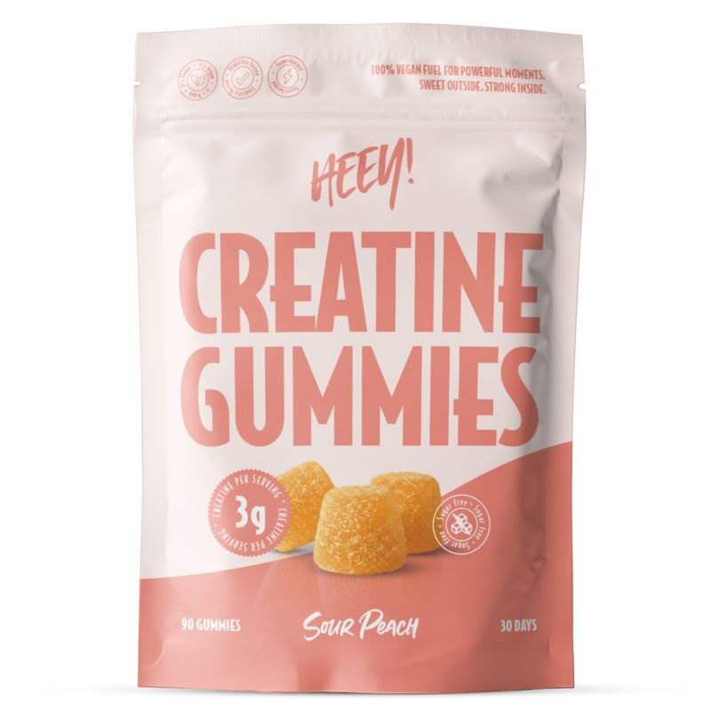 Heey! Creatine Gummies Sour Peach