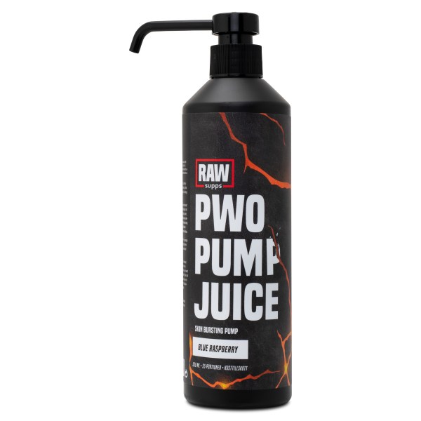 RAW PWO Pump Juice Blue raspberry
