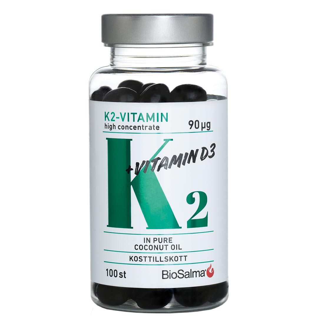 Biosalma K2-vitamin High Concentrate 90 Μg