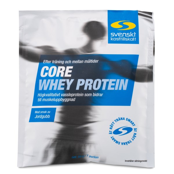 Core Whey Protein Portionspåse Jordgubb