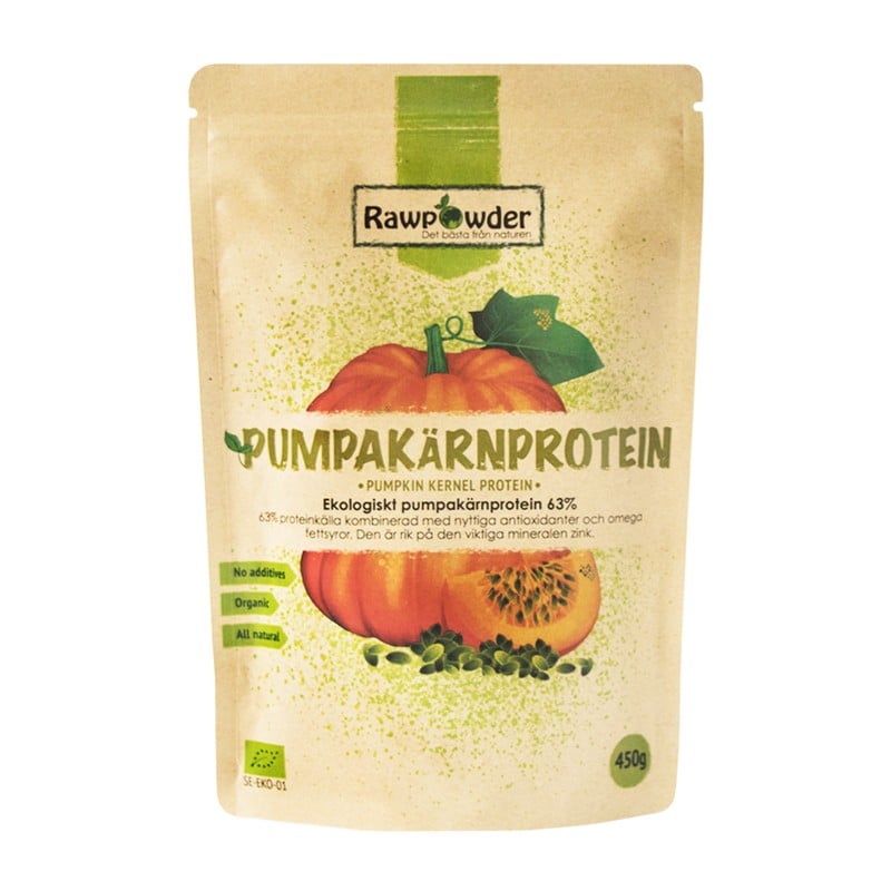 Rawpowder Pumpakärnprotein pulver 63%
