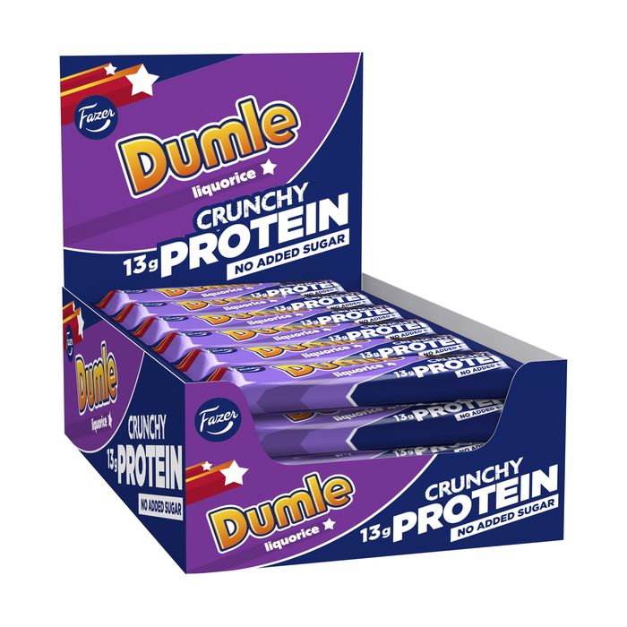 Dumle Crunchy Protein Bar Liqourice